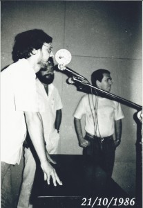 Inauguração da rádio.