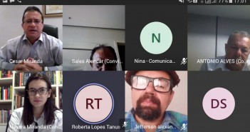 A vídeo conferência contou com a participação dos representantes das classes industriais da região Tocantina