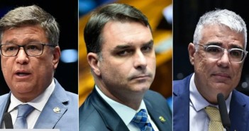Carlos Viana (PL-MG), Flávio Bolsonaro (PL-RJ), Eduardo Girão (Podemos-CE) votaram contra