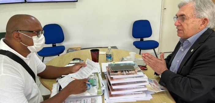 Natalino Salgado falando da importância da atenção à saúde