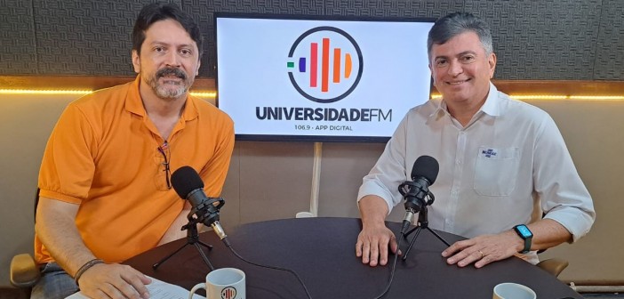 Adalberto Júnior recebeu Albertino Leal na Universidade FM
